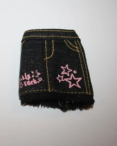 Muñeca Barbie Falda Jean Denim Oscuro con Estrellas Rosas - Imagen 1 de 3
