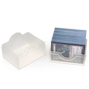 BCW Card Deck Box Spectrum Prism Case MTG Pokemon & More Storage In White New - Picture 1 of 5