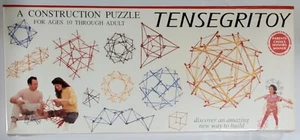 TENSEGRITOY Wooden BLUE Construction Building Puzzle STEM Learning Set SEALED - Picture 1 of 4