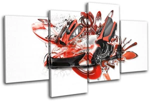 McLaren P1 abstrakte moderne Autos MULTI LEINWANDKUNST Bilddruck - Bild 1 von 1