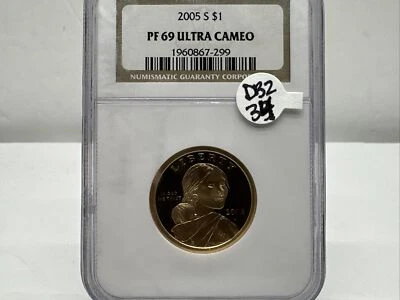 2005 S SACAGAWEA Proof NGC PF69 UC DB2-34 - Image 1 of 4