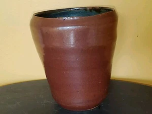 Japanese vintage modern studio art pottery VASE asia design mark - Picture 1 of 6