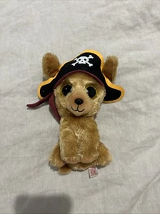 TY BEANIE BOOS ROWAN THE PIRATE DOG (ACC296 - Picture 1 of 10