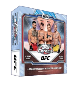2025 TOPPS CHROME UFC MEGA BOX (48 Cards) MMA Mixed Martial Arts Brand New QTY - Picture 1 of 1