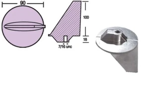 ZINK MERCURY MOTORFLOSSENANODE ZUBEHÖR BOOT NAUTISCH - Bild 1 von 1