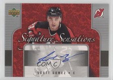 2006-07 Upper Deck Signature Sensations Scott Gomez #SS-SG Auto