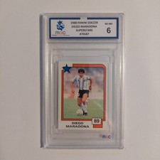 Diego Maradona 1988 Panini soccer Superstars #89 MGC graded card Argentina