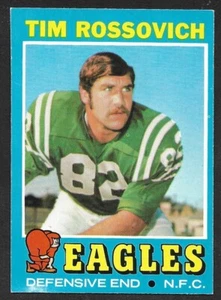 1971 TOPPS FOOTBALL #116  Tim Rossovich  USC  PHILADELPHIA EAGLES  EX+   A - Picture 1 of 2