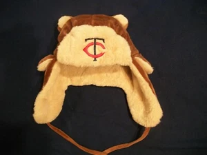 MINNESOTA TWINS Children's Bear Winter Bomber Hat Fur Trapper Brand New - Picture 1 of 3