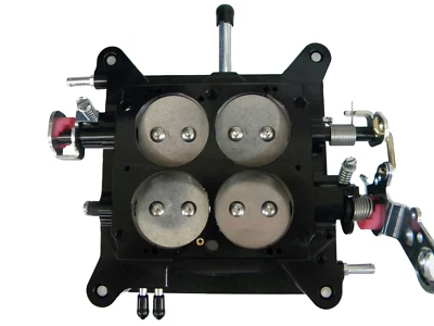 Conjunto de placa base de billet Holley-QFT-AED 1 3/4" 850-1000 CFM 12-850QFT negro Foto 1 de 4