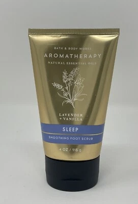 Bath Body Works Aromatherapy Sleep Lavender Vanilla Smoothing Foot Scrub 4 oz - Image 1 of 2