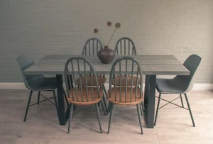 Solid wood hand-made dining table by DJT Design for loft apartments, penthouses. - Picture 1 of 12