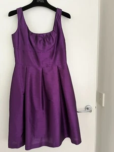 Alfred Sung Dessy 12 cocktail length scoop neck bridesmaid dress majestic D447 - Picture 1 of 18