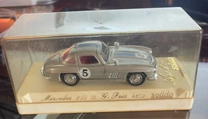 'Vintage' Solido 1:43 Mercedes-Benz 300 SL in Silver #4503 - Picture 1 of 2