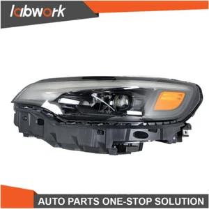 Labwork Headlight For jeep cherokee 2019-2022 LED W/Ballast Black Housing Left - Picture 1 of 12