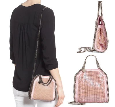 Stella McCartney Crossbody Mini Falabella Bag Metal Mesh Tote Tasche Handbag  - Bild 1 von 4