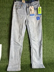 Boys Levi's 502 Tapered Fit Strong Performance Jeans in Regular 12 - Picture 1 of 8