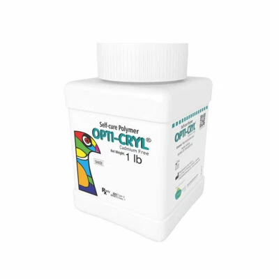 New Stetic Opti-Cryl Self Curing Acrylic Powder Original Shade 1lb