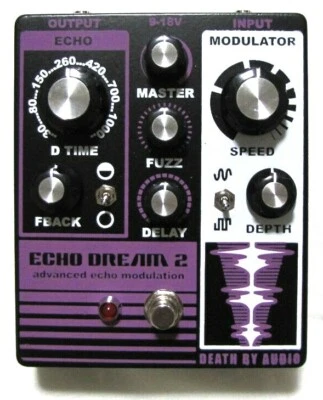 Used Death By Audio Echo Dream 2 Echo Modulation Guitar Effects Pedal - Image 1 of 3