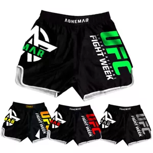 MMA Sports Breathable Boxing Training Pants Mma Short Muay Thai Boxing Trunks - Picture 1 of 9