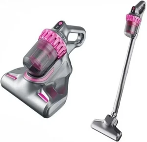 ASPIRAPOLVERE SENZA SACCO E FILI SCOPA RICARICABI 4 IN 1 ACARI PAVIMENTI IP-T008 - Foto 1 di 4