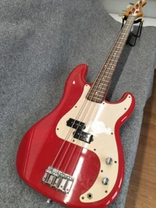 Bajo Eléctrico Fernandes Tipo PB Rojo Usado Envío Desde Japón - Imagen 1 de 12