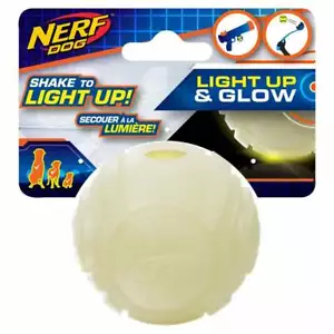 Nerf Dog Toy LED Glow In The Dark Sonic Ball | High Quality & Durable - Picture 1 of 2