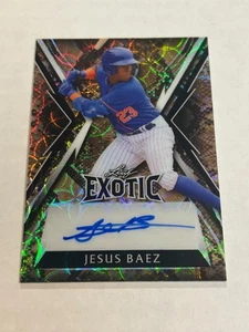 2023 LEAF EXOTIC JESUS BAEZ 6/7 SNAKESKIN SCOPE AUTO METS SSP - Picture 1 of 2