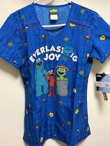 Small : Everlasting Joy : Sesame Street : Scrubs : Medical Shirt - Picture 1 of 5