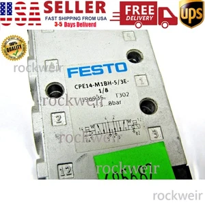 Electroválvula FESTO CPE14-M1BH-5/3E-1/8 196935 nueva FESTO CPE14-M1BH-5/3E-1/8 - Imagen 1 de 9