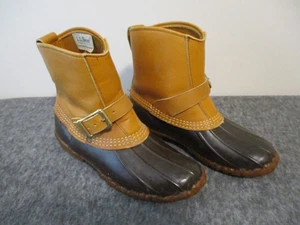 L.L. BEAN MAINE HUNTING BUCKLE BOOT FREEPORT ME VINTAGE 70s-80s - Womens Sz6-USA - Picture 1 of 21