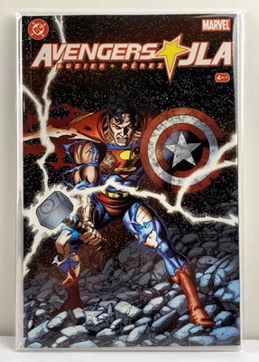 Cómic Avengers JLA #4 (DC/Marvel, 2003) George Perez Kurt Busiek Crossover Foto 1 de 4