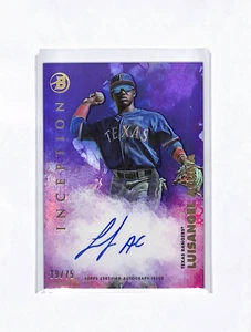 Bowman Inception 2021 LuisAngel Acuña automático púrpura/75 Rangers #PA-LA - Imagen 1 de 2
