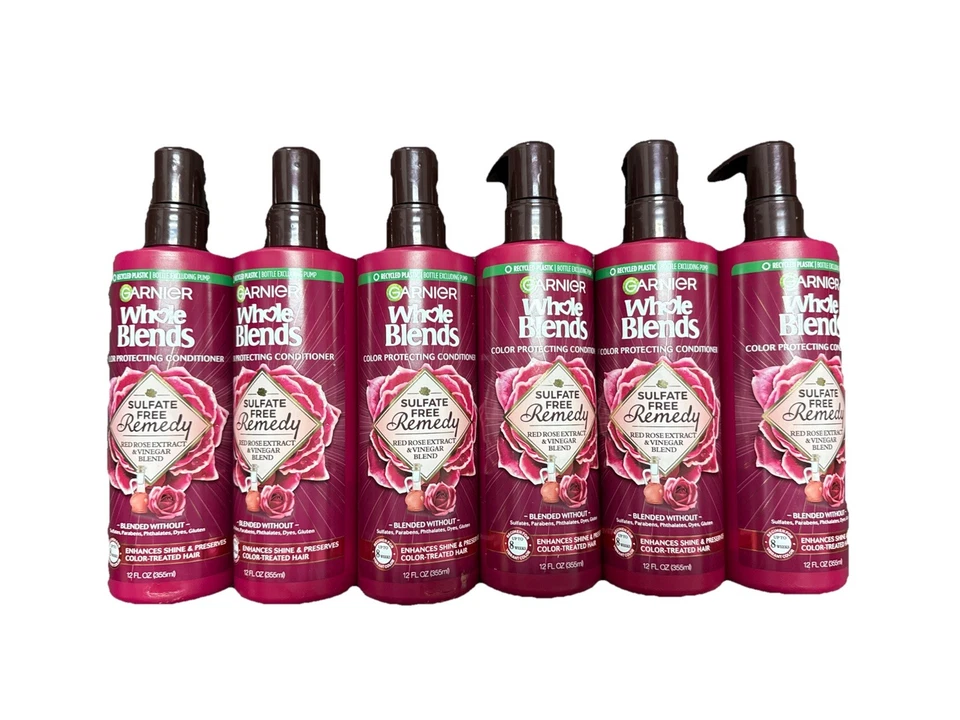 Garnier Whole Blends Color Protecting Conditioner Red Rose+Vinegar 12floz - Image 1 of 1