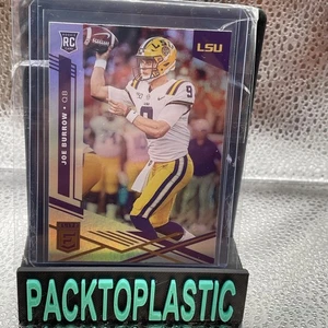 JOE BURROW SILVER PRIZM ROOKIE BENGALS LSU  2020 Panini Chronicles ELITE RC B4 - Picture 1 of 2