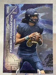 2023 Skybox Metal Universe Fresh Foundation Nicholaus Nico Iamaleava Rookie RC - Foto 1 di 2