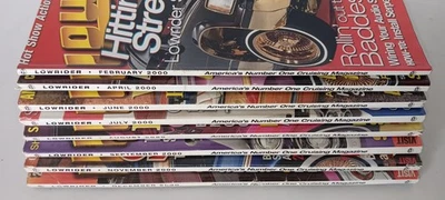 2000s Lowrider Low Rider Magazine 2000 LRM LOT of 8 Issues Volume 22 Vintage Foto 1 de 4