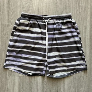 Lululemon Poolshorts für Herren 7 Zoll Größe Medium Aquarellstreifen M7AYUS - Bild 1 von 7