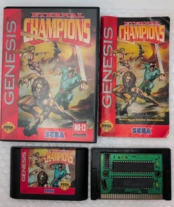 Eternal Champions (Sega Genesis) Complete - Tested - Clean - Excellent  - Picture 1 of 22