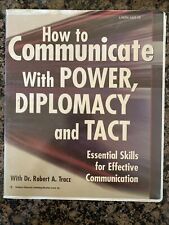 How to Communicate with Power, Diplomacy, and Tact Dr Robert A Tracz -6 Disc Set