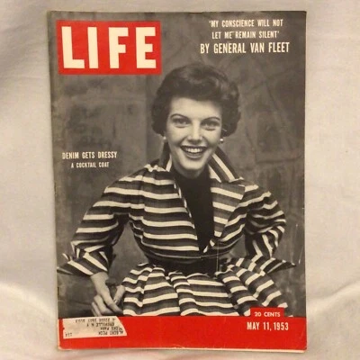 May 11 1953 Life Magazine Caddy To President+Oldest Human Sculpture+Phil Rizzuto - Image 1 of 4