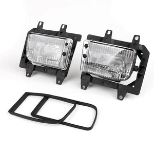 Front Bumper Clear Plastic Lens Fog Lights Fits 1985-1993 BMW E30 3-Series US - Picture 1 of 6