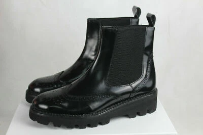 Botas Chelsea Baldinini Trend Cuero al Tobillo Negras Talla 38 8 Hechas en Italia NUEVAS Foto 1 de 4