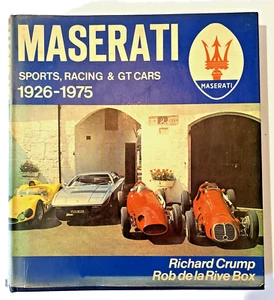 Maserati Sports, Racing & GT Cars 1926-1975 (Crump & de la Rive Box) 1st Edition - Picture 1 of 11