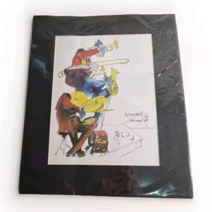 Leo Meiersdorff Jazz Brass Band Music Art Print New Orleans French Quarter New - Picture 1 of 6