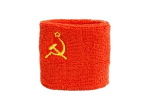 Schweißband Fahne Flagge UDSSR Sowjetunion 7x8cm Armband für Sport - Bild 1 von 1