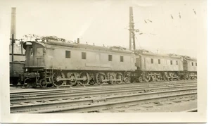 25B487 RP 1937 NORFOLK & WESTERN RAILROAD 3 UNIDADES ELÉCTRICO LOCO #2503 ROANOKE - Imagen 1 de 2