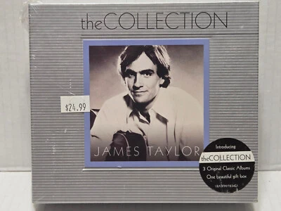 James Taylor: The Collection (3 компакт-диска, 2009, Sony) 3 классических альбома одна запечатанная коробка - Изображение 1 из 2