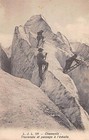 CPA 74 CHAMONIX TRAVERSEE ET PASSAGE A L