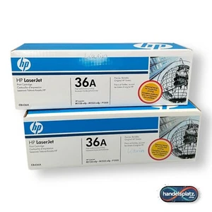 HP Laser Jet 36A Toner Schwarz 2er Pack - NEU & OVP - CB436A Print Cartridge - Bild 1 von 17